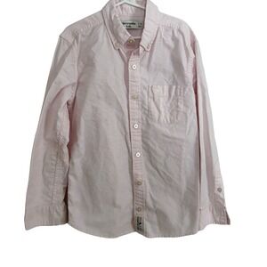 Abercrombie Kids Pink Button Down Oxford Shirt‎ Long Sleeve Size 7 8